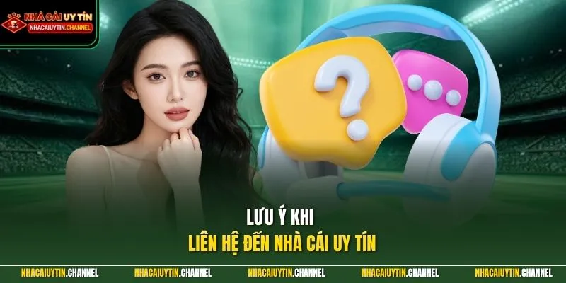 Lưu ý khi liên hệ đến Nhà Cái Uy Tín
